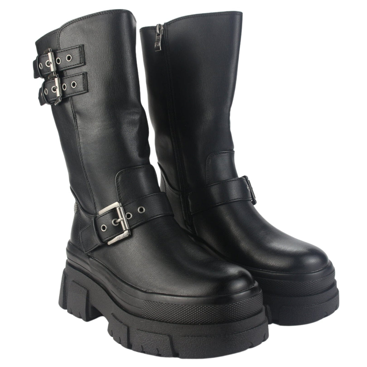Botin Chalada Mujer Fley-1 Negro Casual Botines Plataforma Chalada 