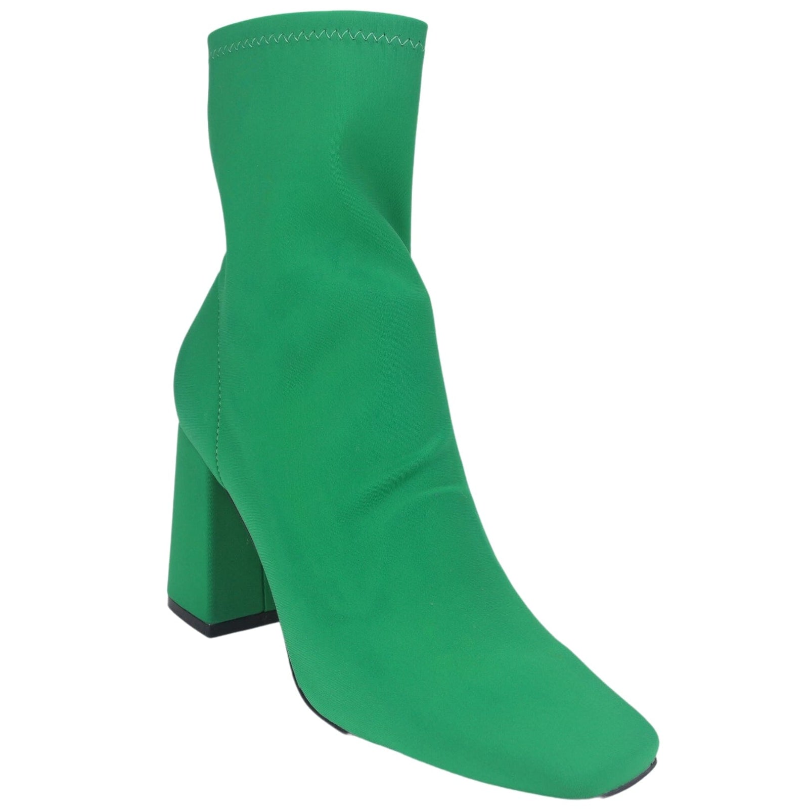 Botin Chalada Mujer Flit-1 Verde Casual Botines Taco Chalada 