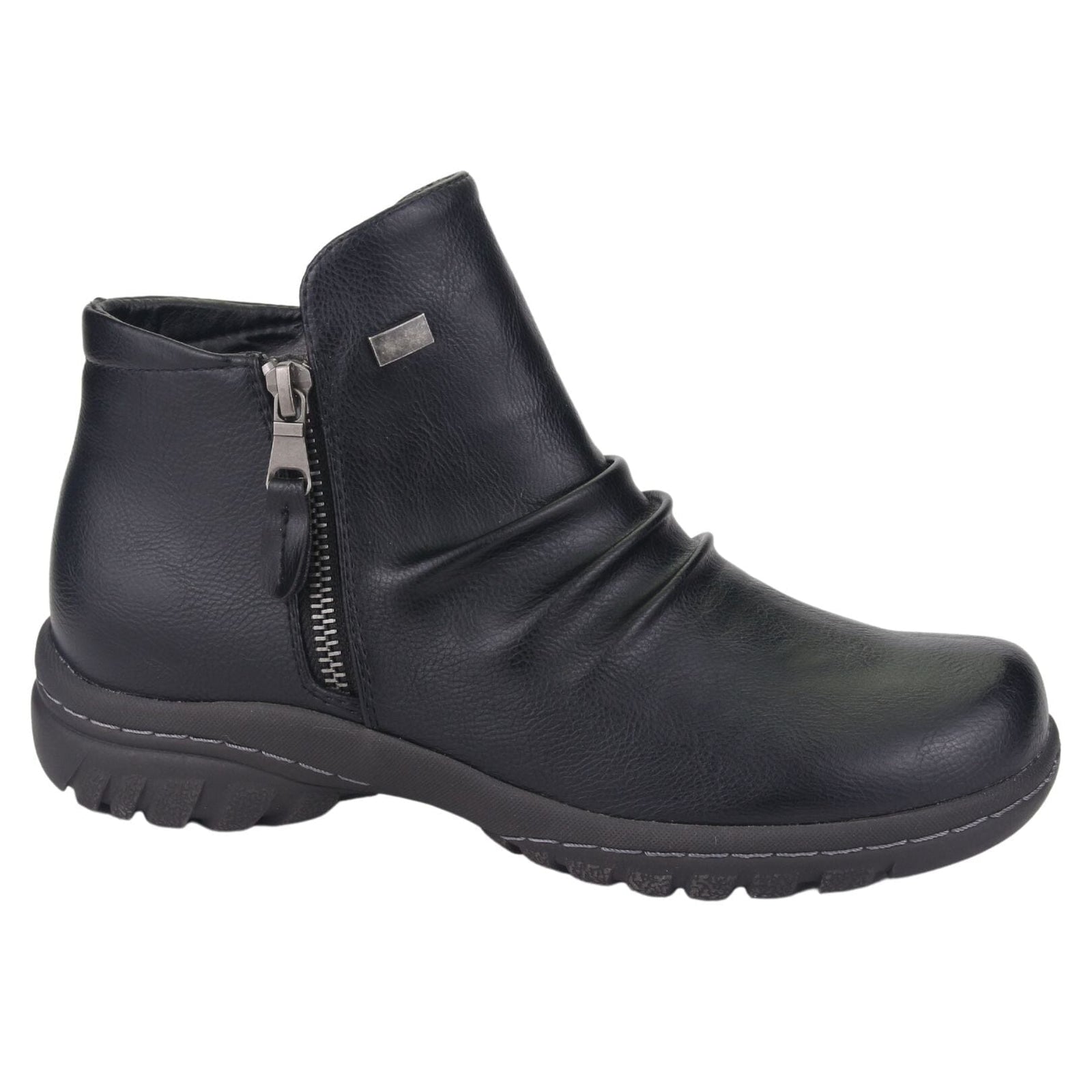 Botin Chalada Mujer Flumi-2 Negro Casual Botines Planos Chalada 