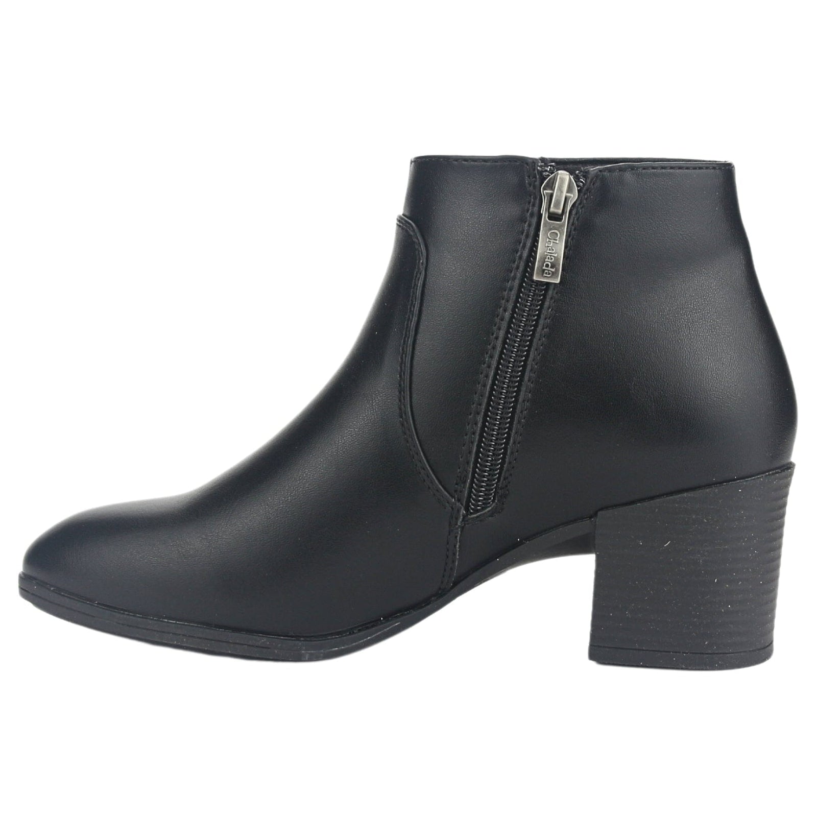 Botin Chalada Mujer Gally-2 Negro Casual Botines Taco Chalada 