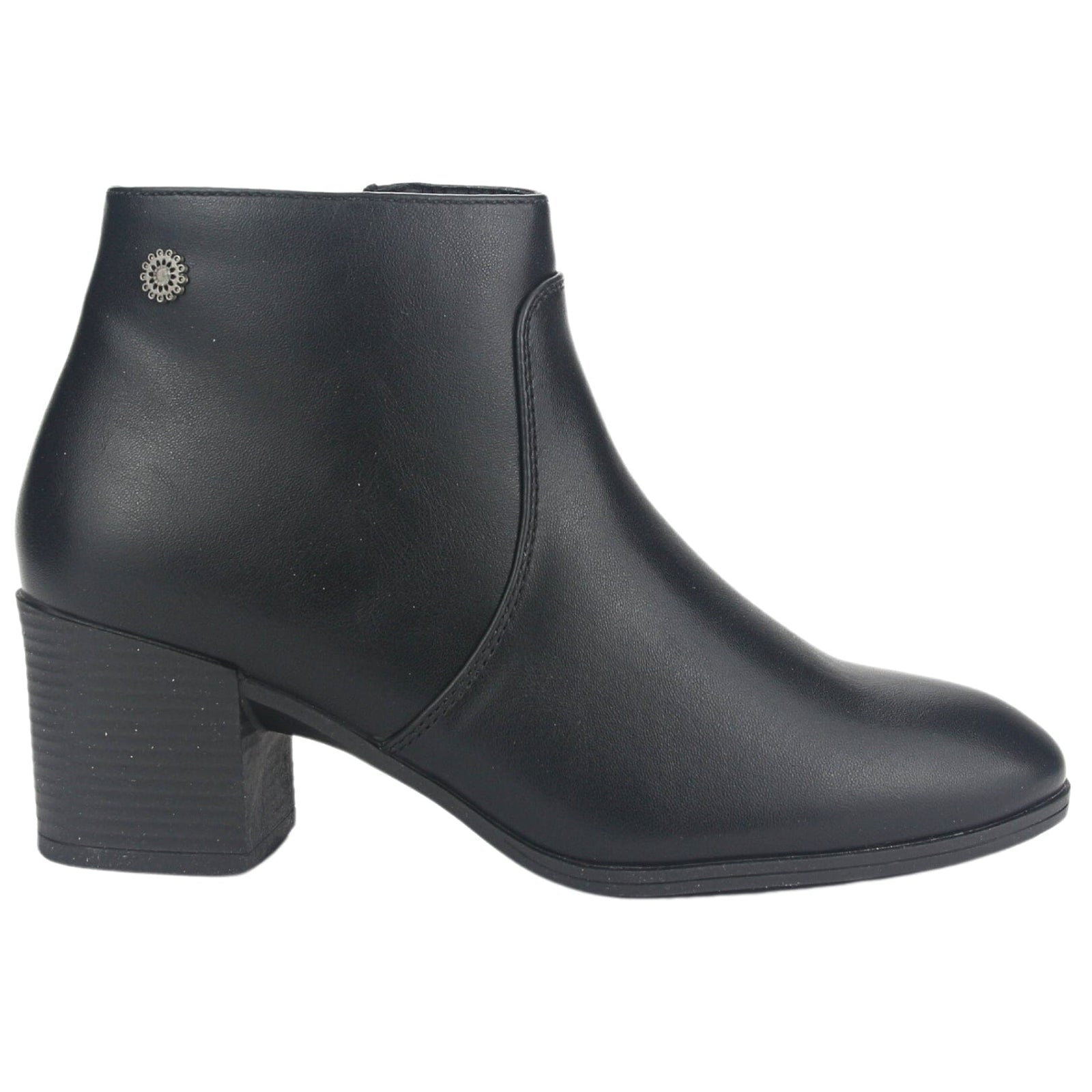 Botin Chalada Mujer Gally-2 Negro Casual Botines Taco Chalada 