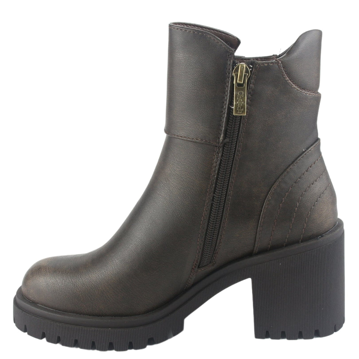 Botin Chalada Mujer Jordi-9 Café Casual Botines Taco Chalada 