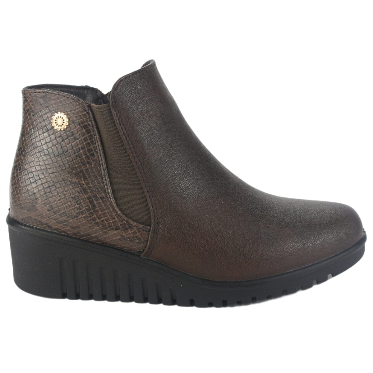 Botin Chalada Mujer Lili-1 café Casual Botines Plataforma Chalada 