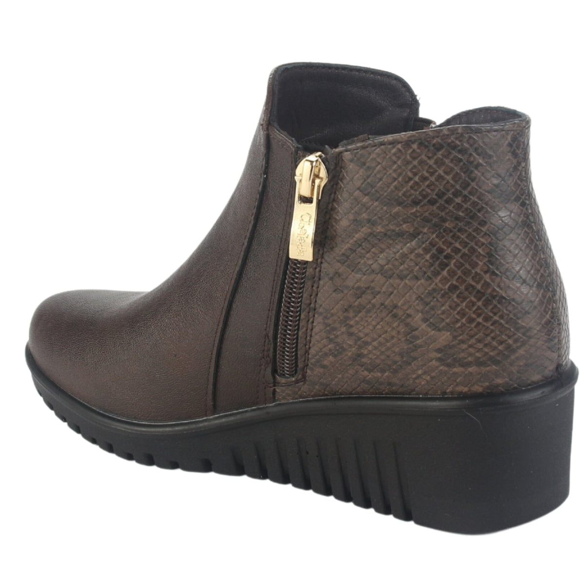 Botin Chalada Mujer Lili-1 café Casual Botines Plataforma Chalada 