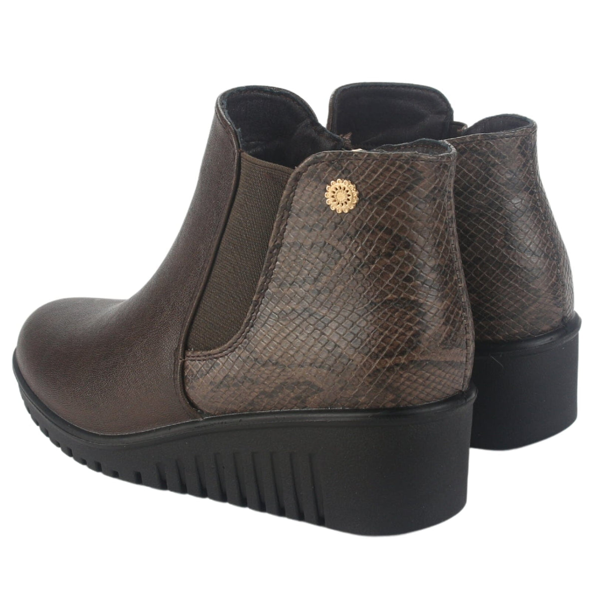Botin Chalada Mujer Lili-1 café Casual Botines Plataforma Chalada 