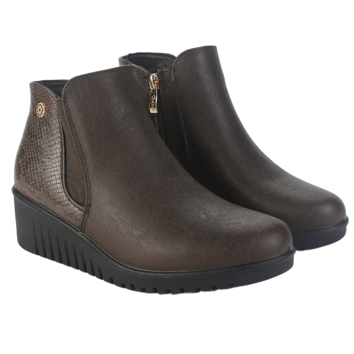 Botin Chalada Mujer Lili-1 café Casual Botines Plataforma Chalada 