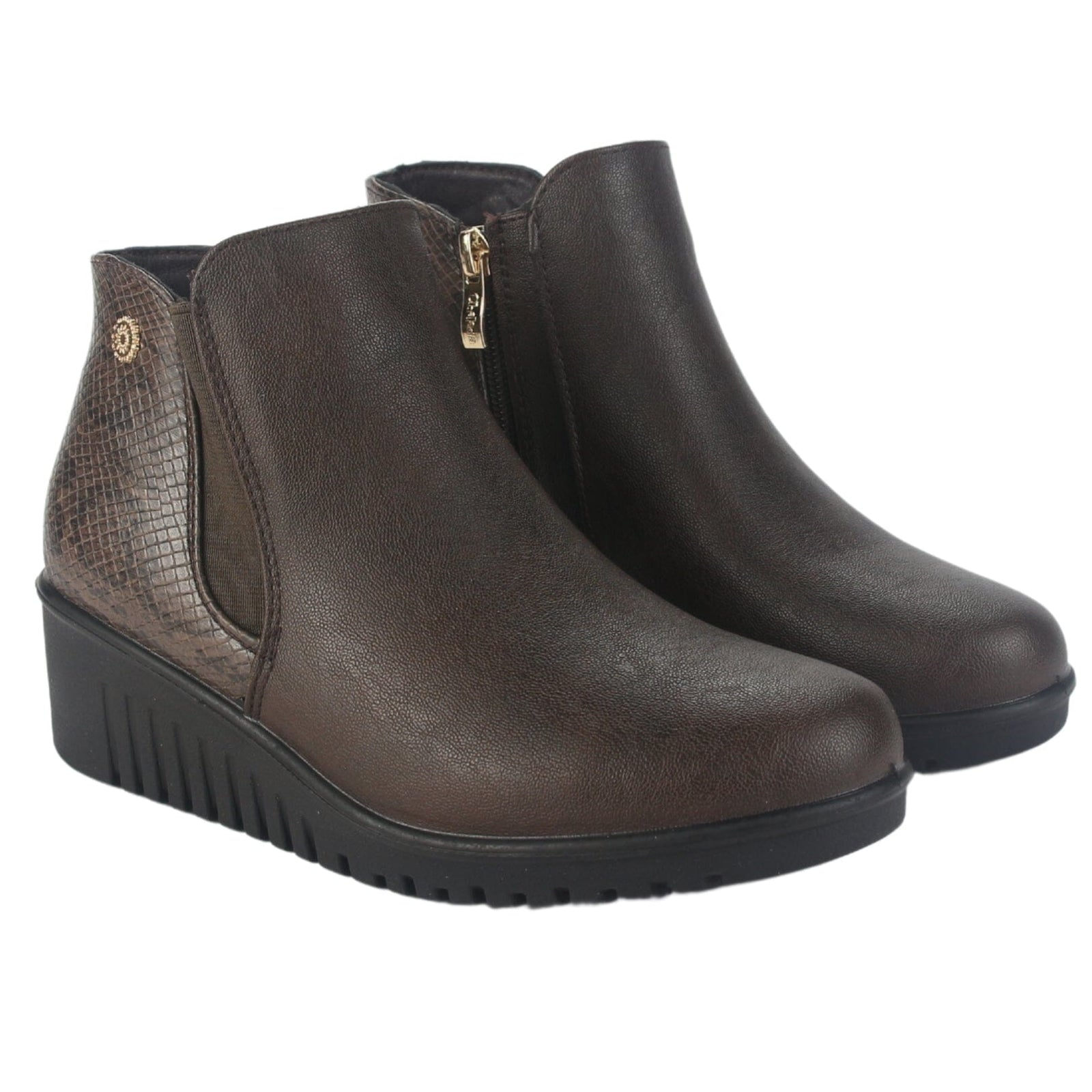 Botin Chalada Mujer Lili-1 café Casual Botines Plataforma Chalada 