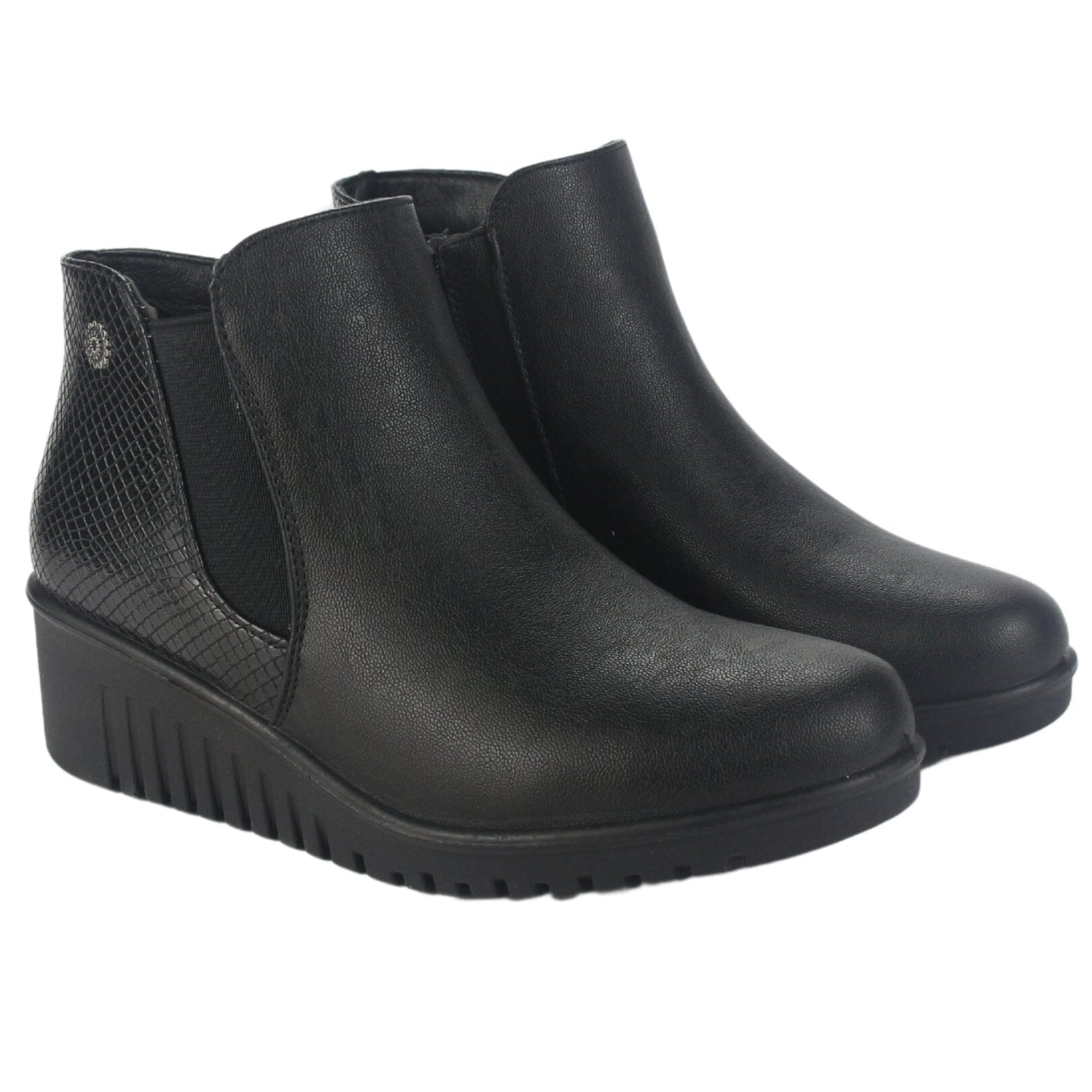 Botin Chalada Mujer Lili-1 Negro Casual Botines Plataforma Chalada 