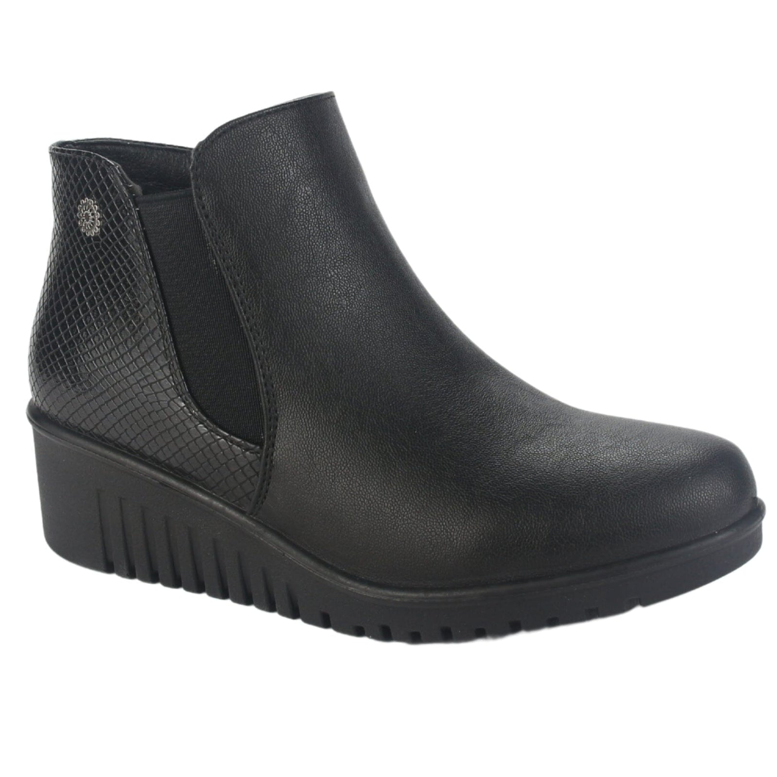 Botin Chalada Mujer Lili-1 Negro Casual Botines Plataforma Chalada 