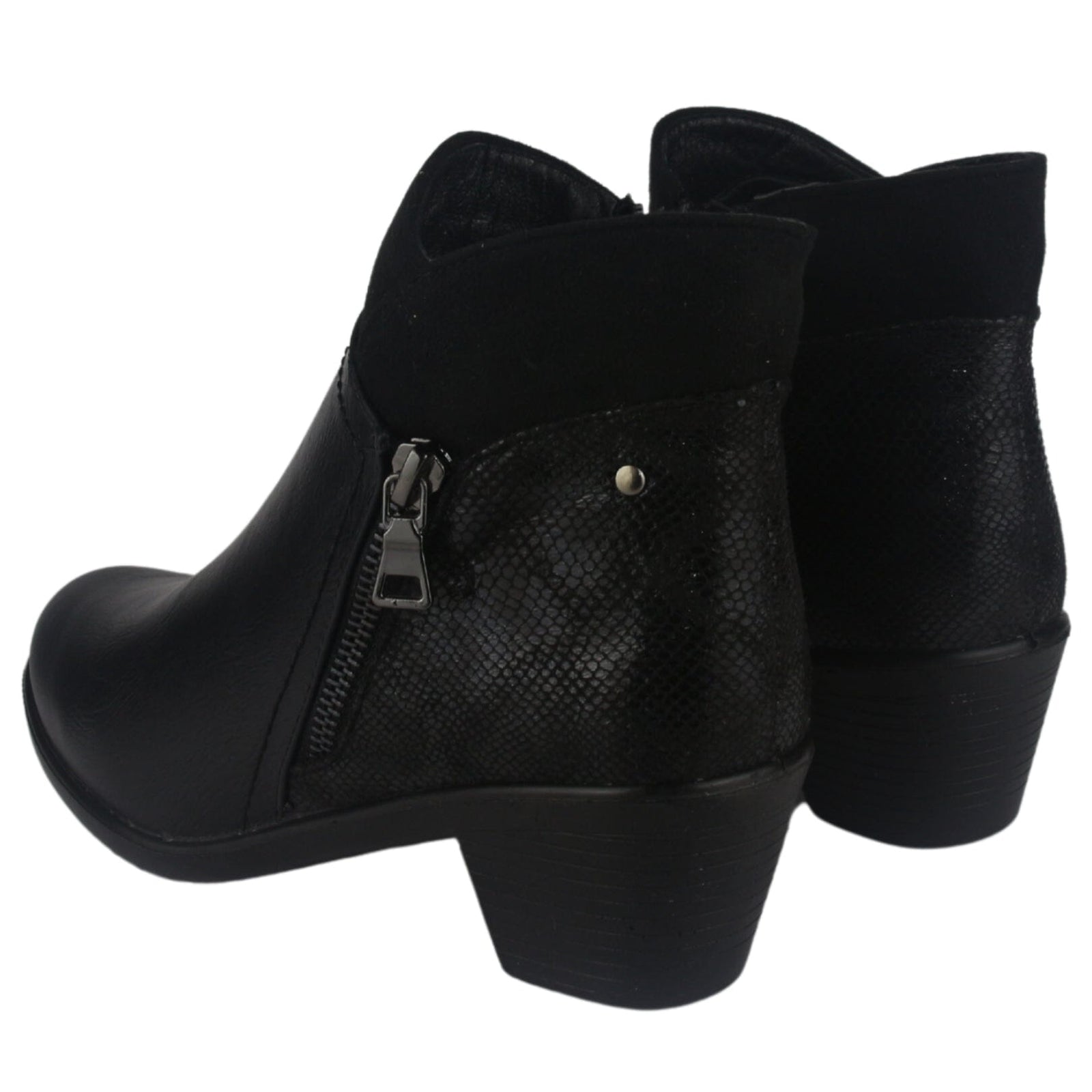 Botin Chalada Mujer Litang-2 Negro Casual Botines Chalada 