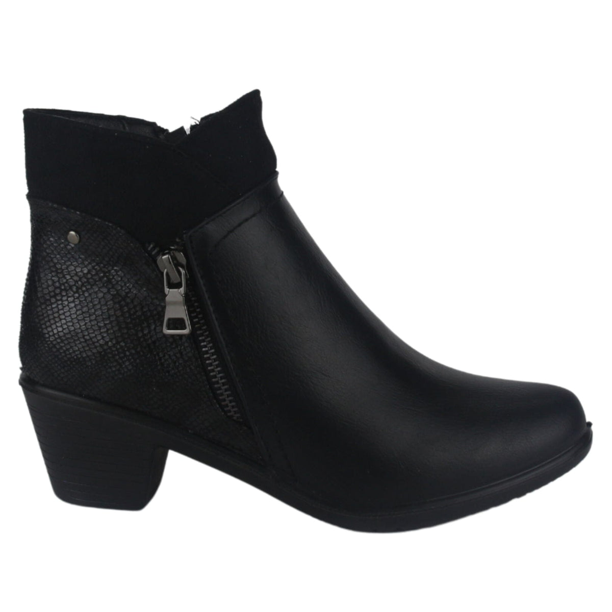 Botin Chalada Mujer Litang-2 Negro Casual Botines Chalada 