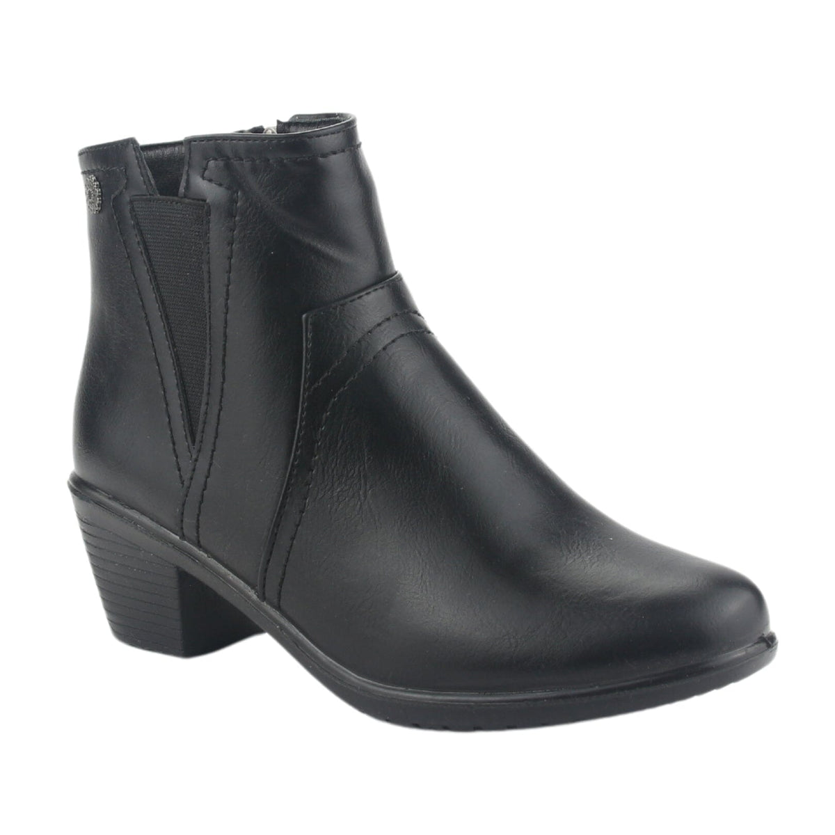 Botin Chalada Mujer Litang-6 Negro Casual Botines Taco Chalada 