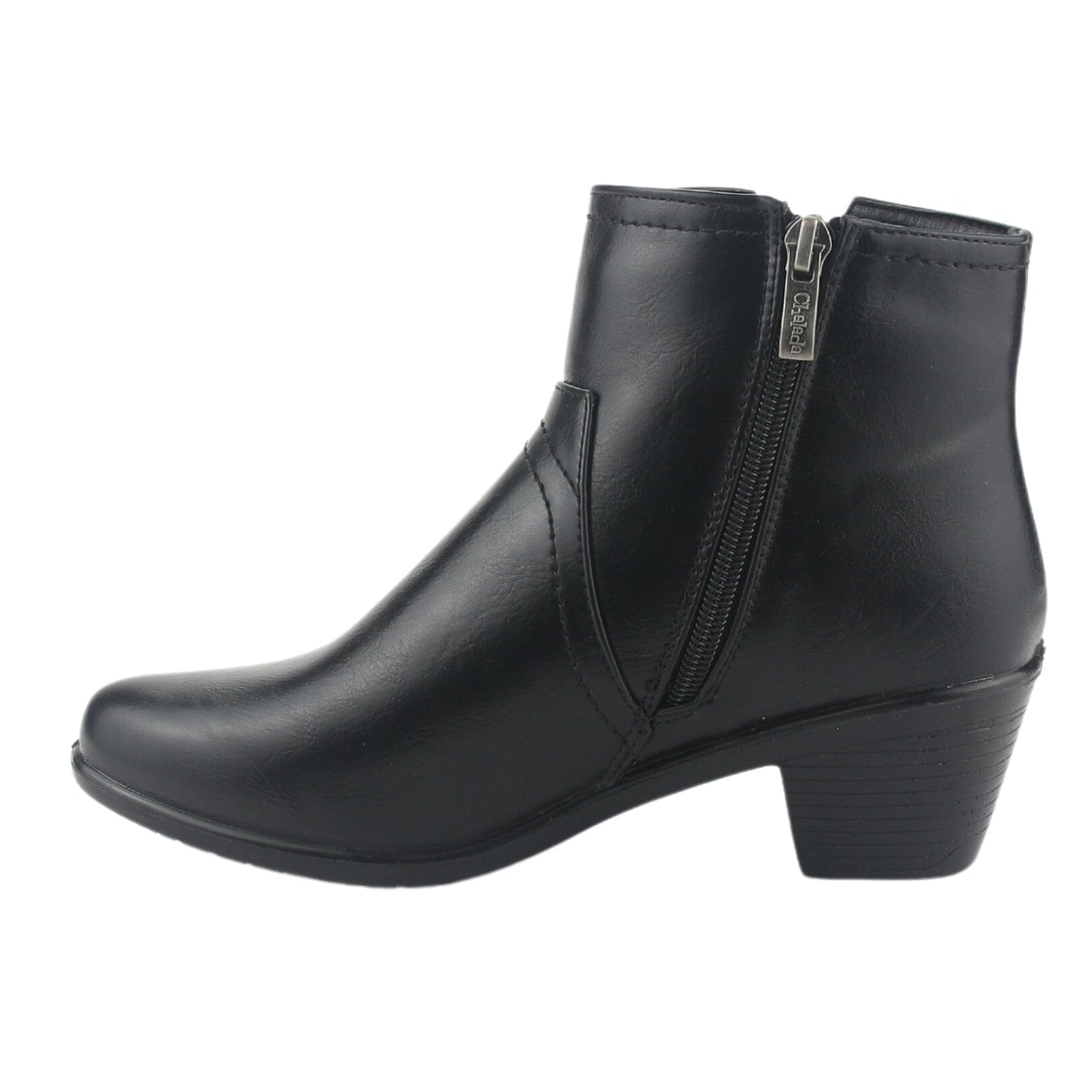 Botin Chalada Mujer Litang-6 Negro Casual Botines Taco Chalada 