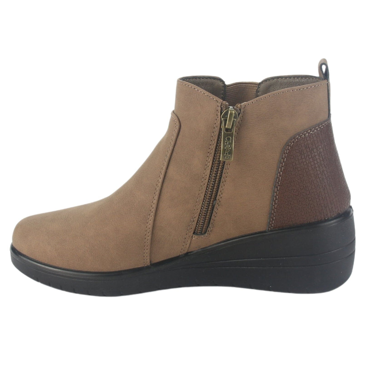Botin Chalada Mujer Matter-20 Camel Casual Botines Taco Chalada 