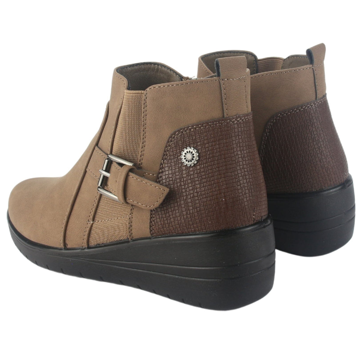 Botin Chalada Mujer Matter-20 Camel Casual Botines Taco Chalada 
