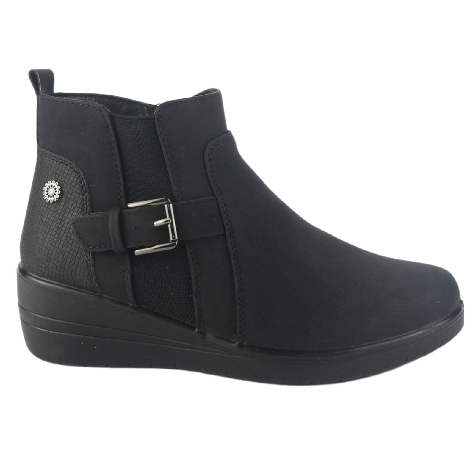 Botin Chalada Mujer Matter-20 Negro Casual Botines Taco Chalada 