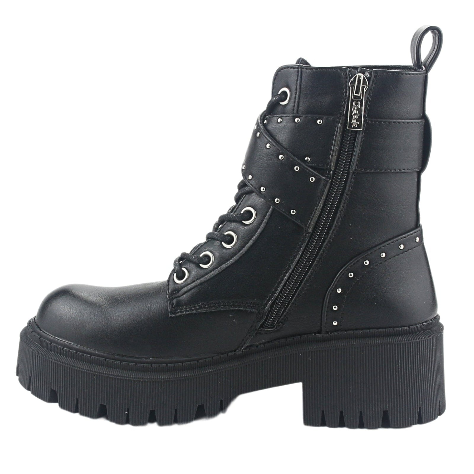 Botin Chalada Mujer Matter-5 Negro Plataforma Botines Plataforma Chalada 