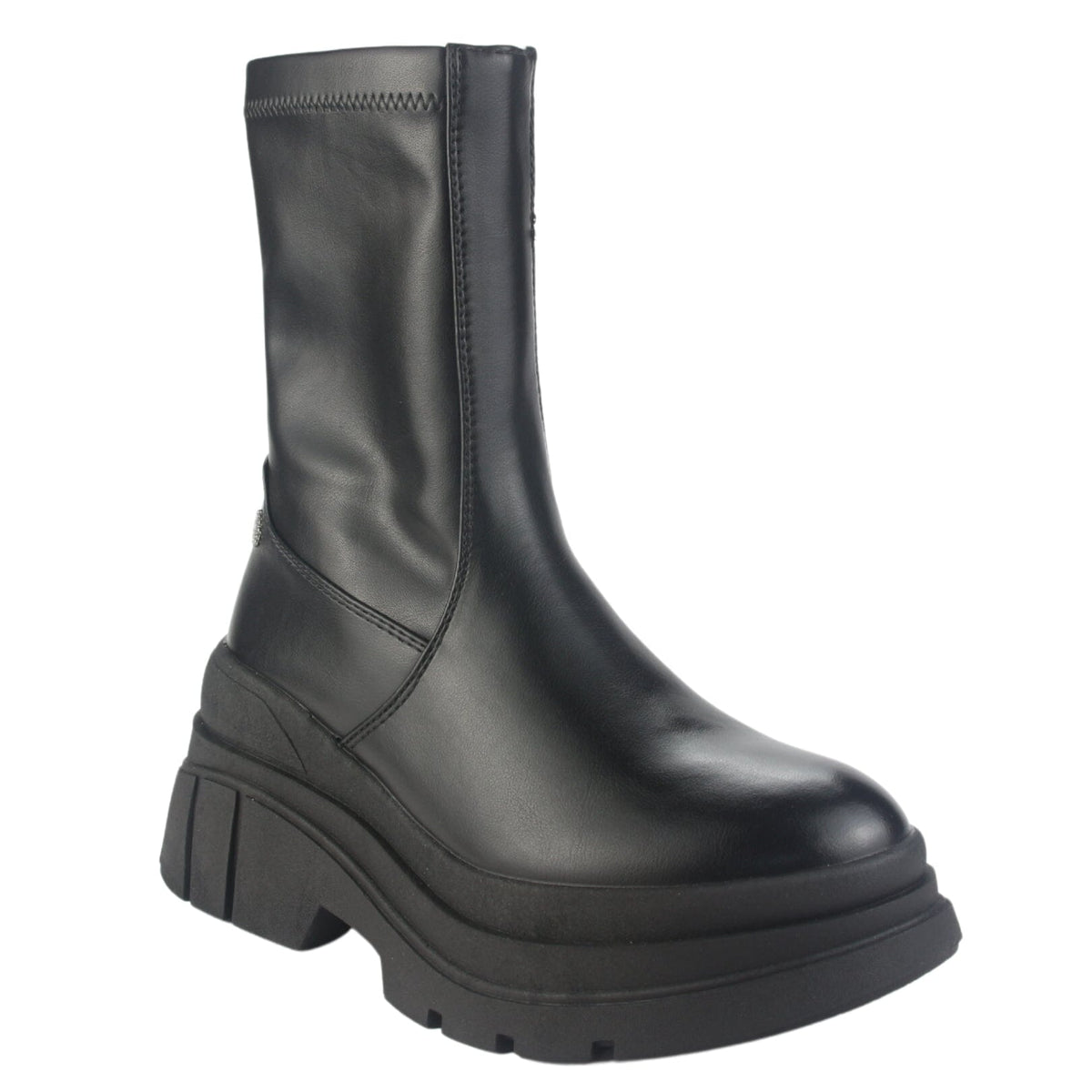 Botin Chalada Mujer Natirus-1 Negro Casual Botines Plataforma Chalada 