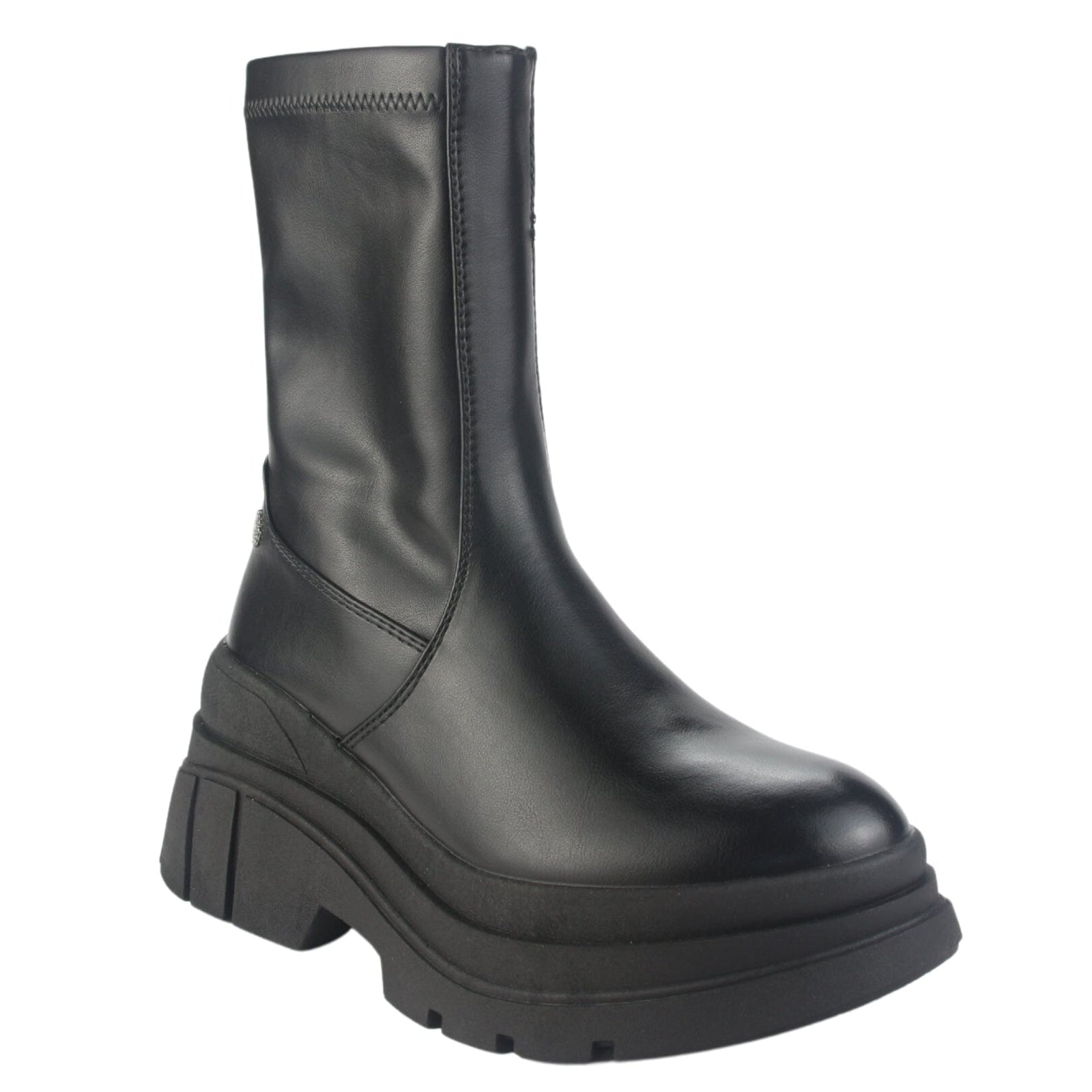 Botin Chalada Mujer Natirus-1 Negro Casual Botines Plataforma Chalada 