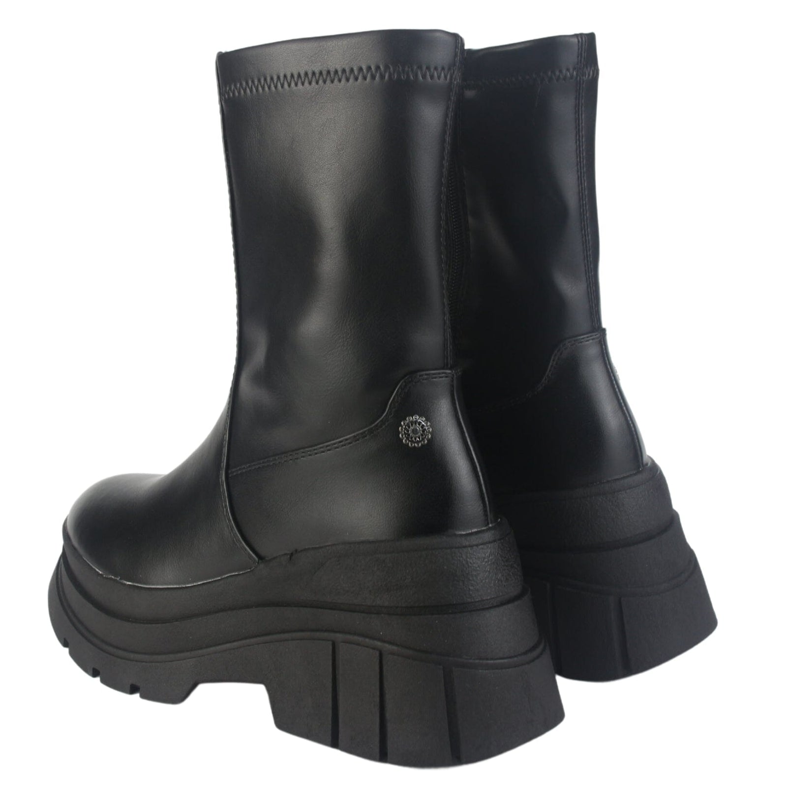 Botin Chalada Mujer Natirus-1 Negro Casual Botines Plataforma Chalada 