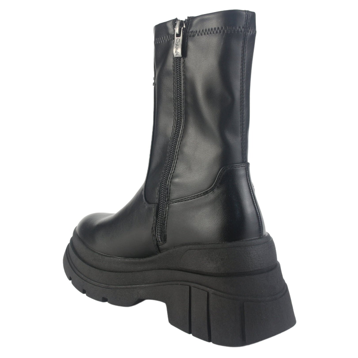Botin Chalada Mujer Natirus-1 Negro Casual Botines Plataforma Chalada 