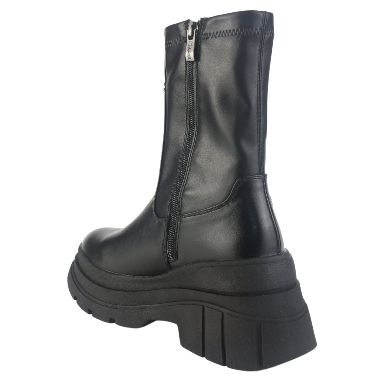 Botin Chalada Mujer Natirus-1 Negro Casual Botines Plataforma Chalada 