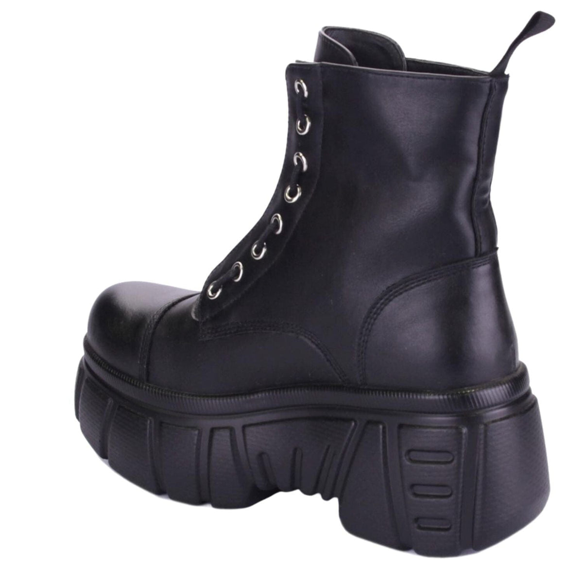 Botin Chalada Mujer Nrock-5 Negro Plataforma Botines Chalada 