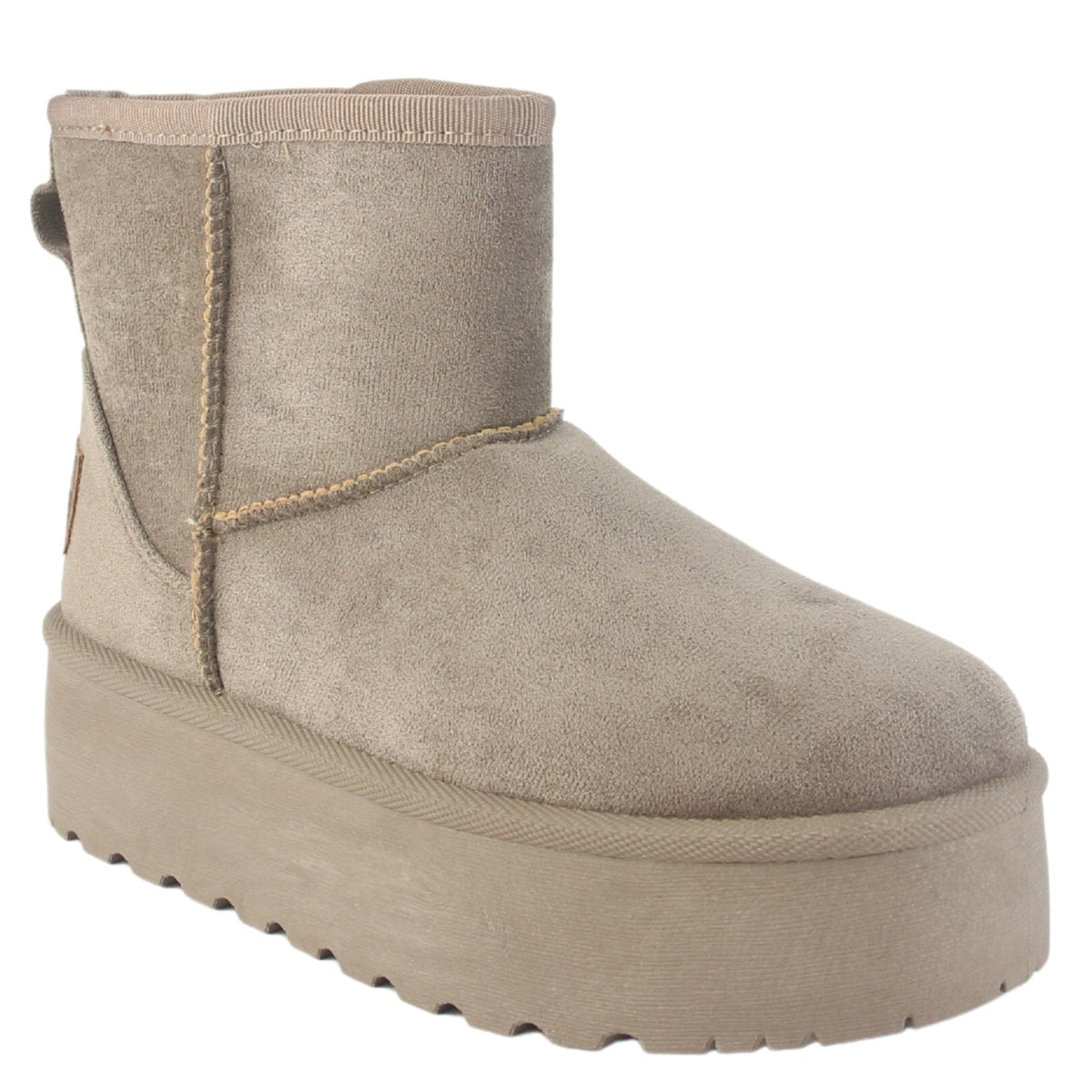 Botin Chalada Mujer Pinguih-2 Taupe Casual Pantuflas Chalada 