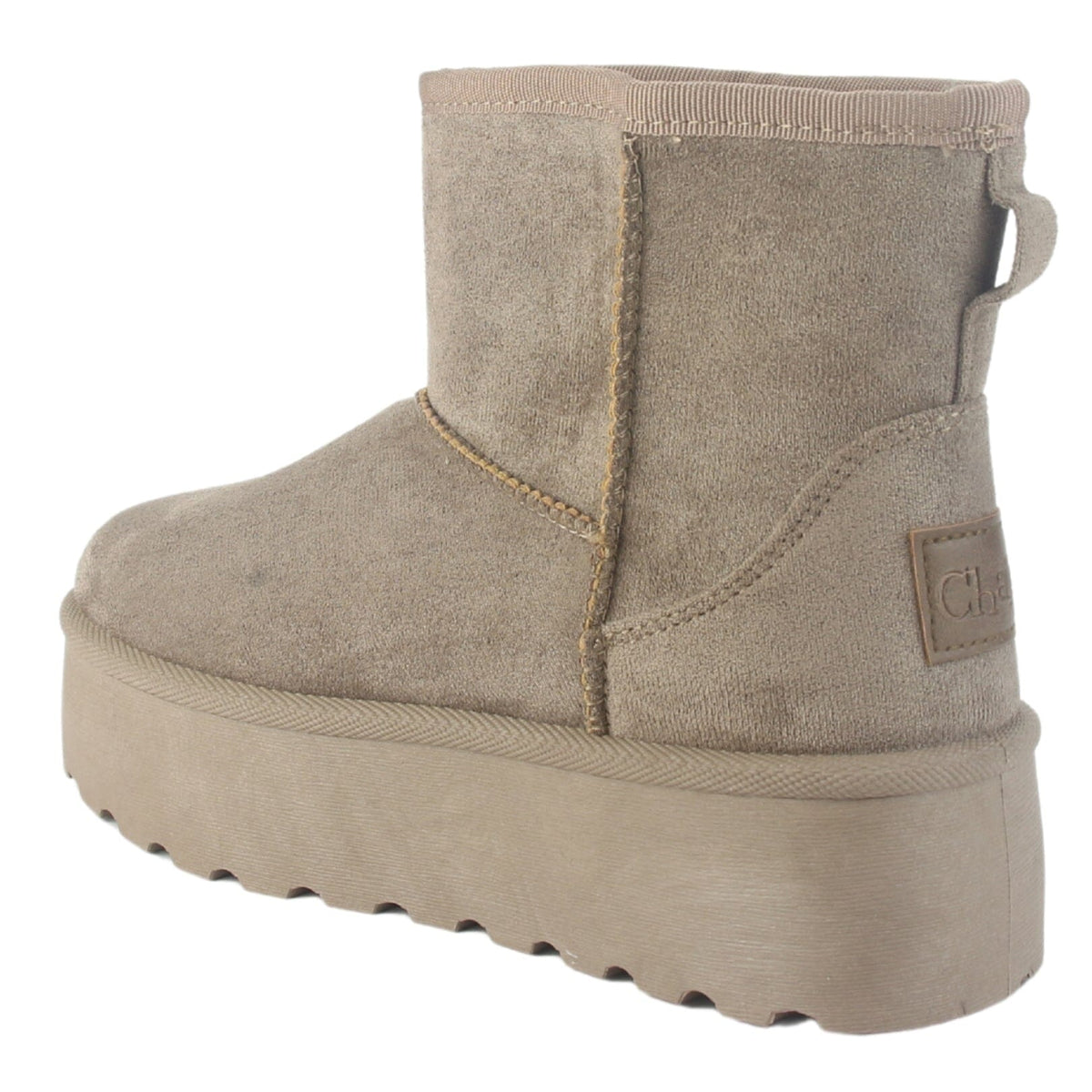 Botin Chalada Mujer Pinguih-2 Taupe Casual Pantuflas Chalada 