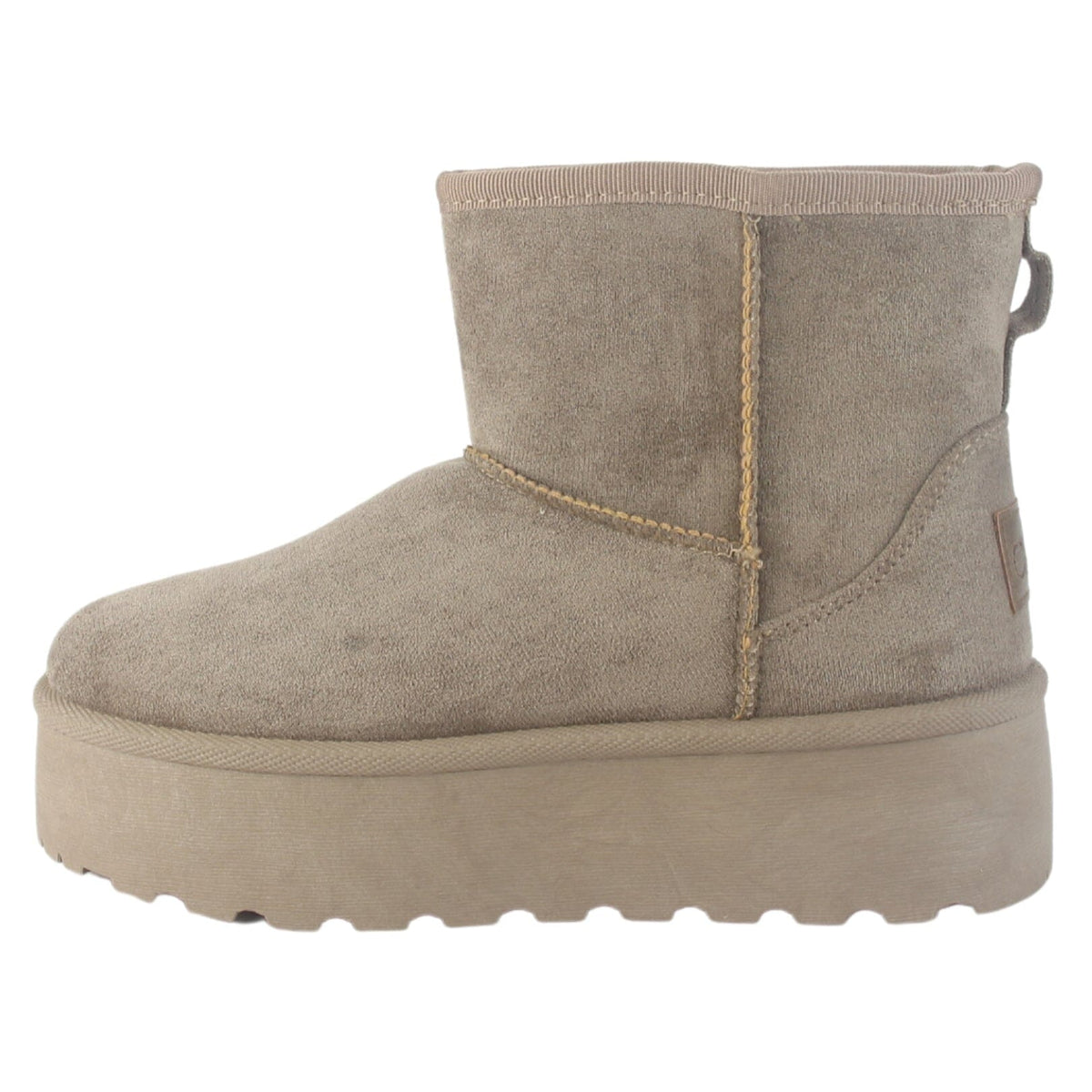 Botin Chalada Mujer Pinguih-2 Taupe Casual Pantuflas Chalada 