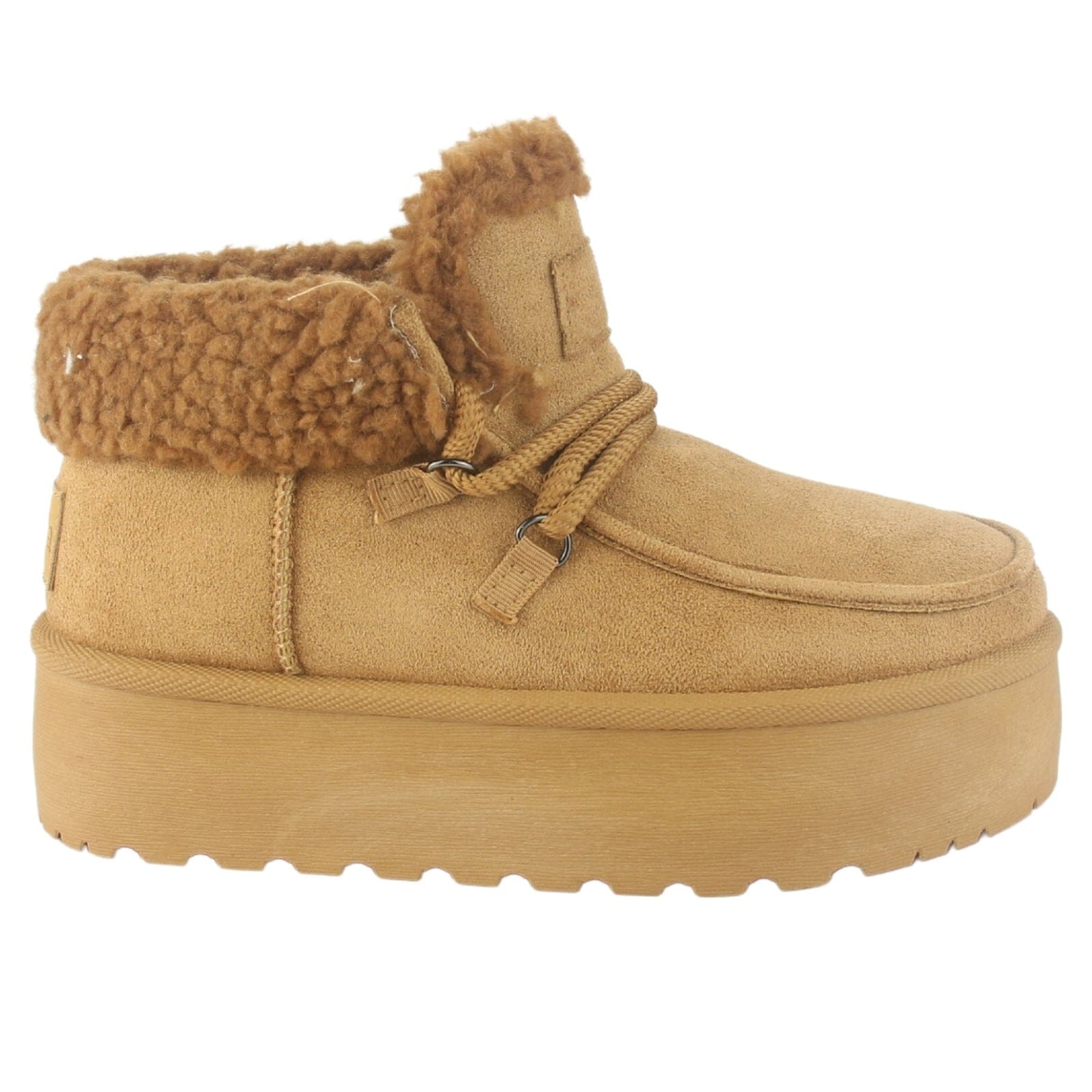Botin Chalada Mujer Pinguih-4 Tostado Urbano Pantuflas Chalada 