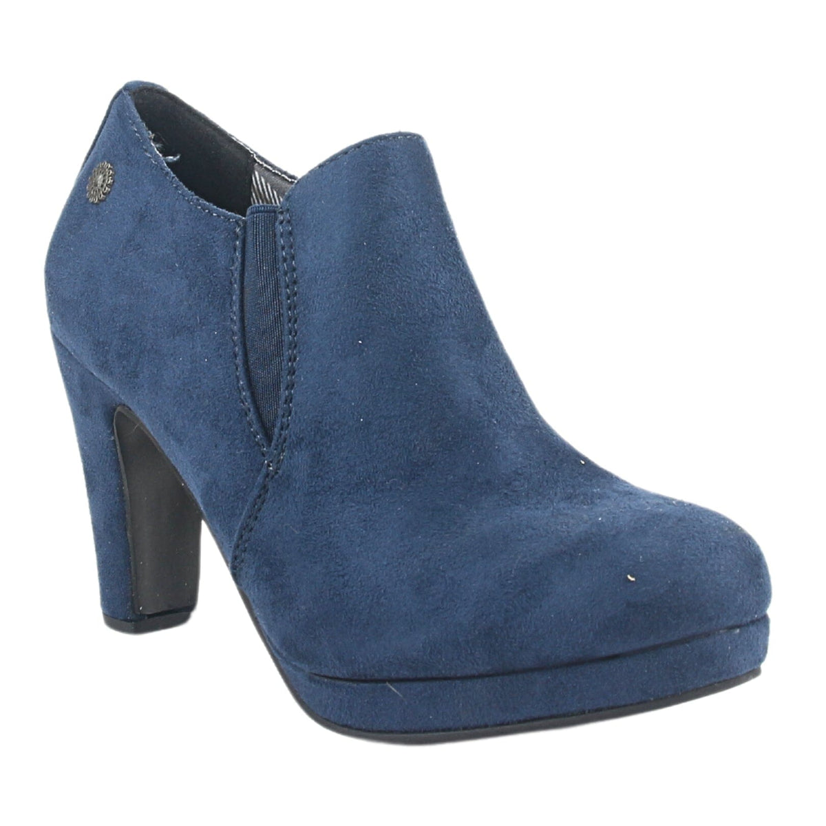 Botin Chalada Mujer Plataform-8 Azul Marino Casual Botines Taco Chalada 