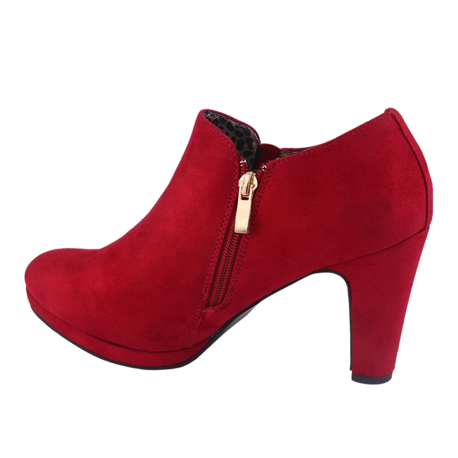 Botin Chalada Mujer Plataform-8 Rojo Casual Botines Chalada 