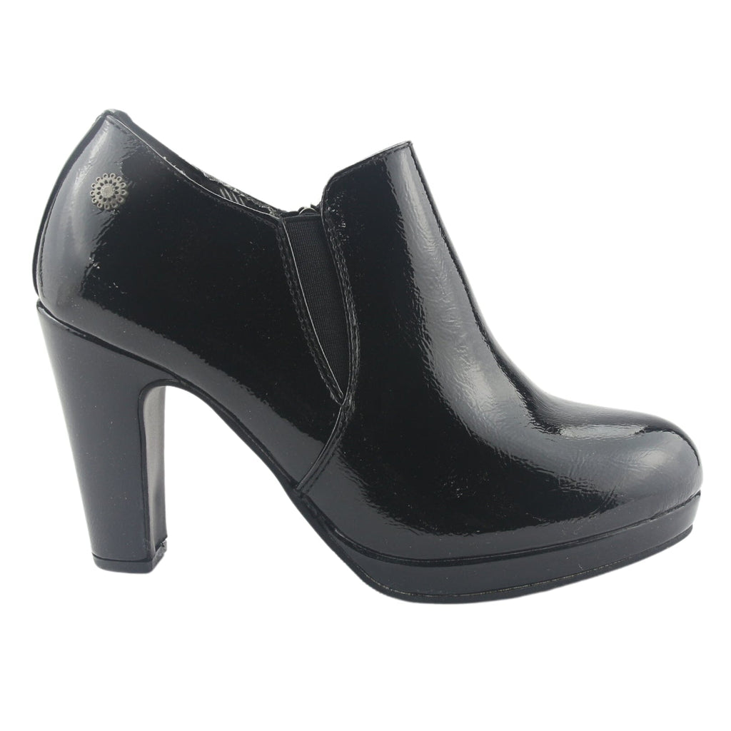Botin Chalada Mujer Plataform12 Negro Moda