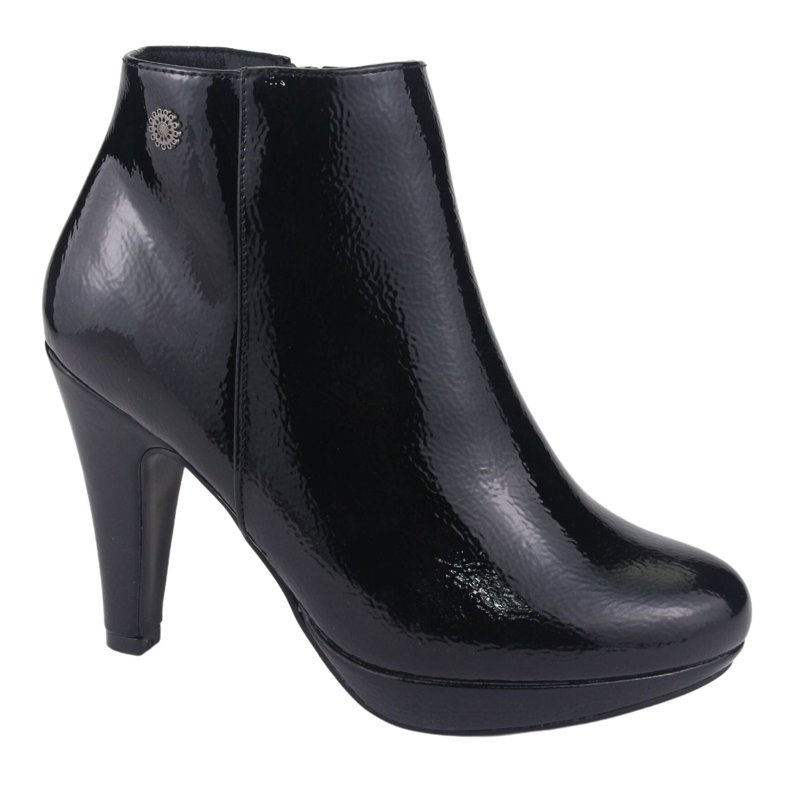 Botin Chalada Mujer Plataform22 Negro Casual Botines Chalada 