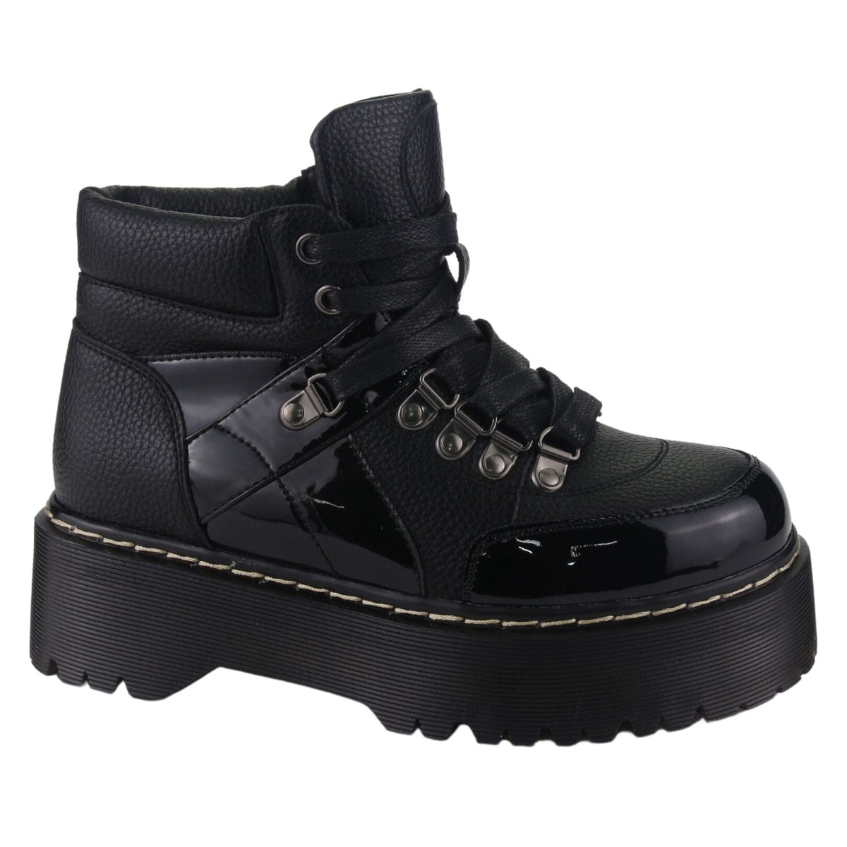 Botin Chalada Mujer Pool-22 Negro Casual Botines Plataforma Chalada 