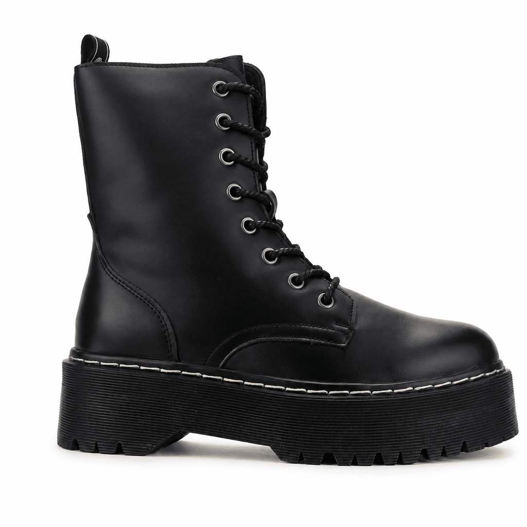Botin Chalada Mujer Pool-3 Negro Plataforma
