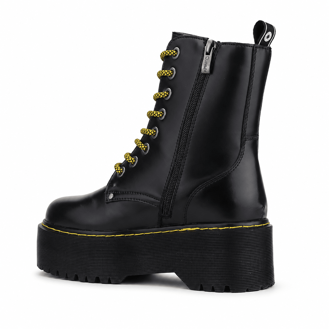 Botin Chalada Mujer Poolh-11 Negro Moda Botines Plataforma Chalada 