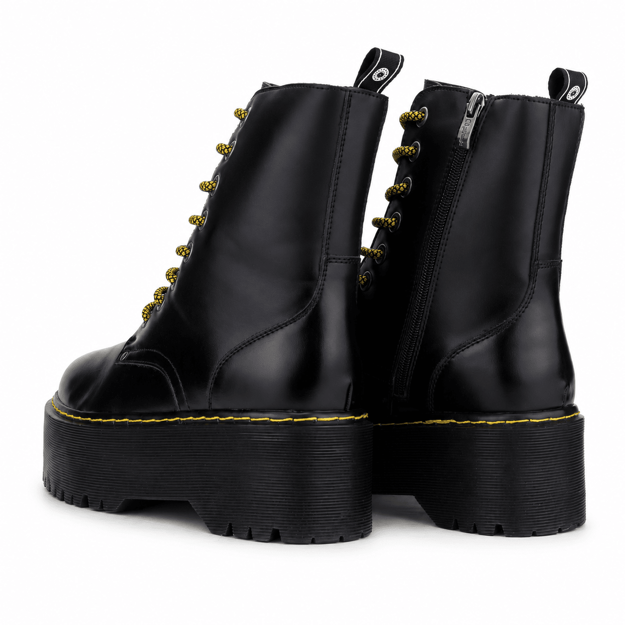 Botin Chalada Mujer Poolh-11 Negro Moda Botines Plataforma Chalada 