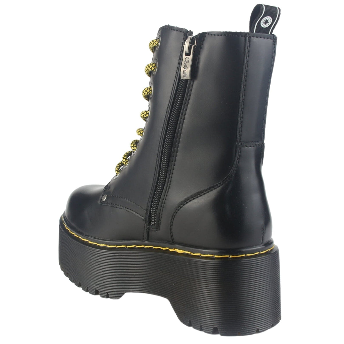 Botin Chalada Mujer Poolh-11 Negro Moda Botines Plataforma Chalada 