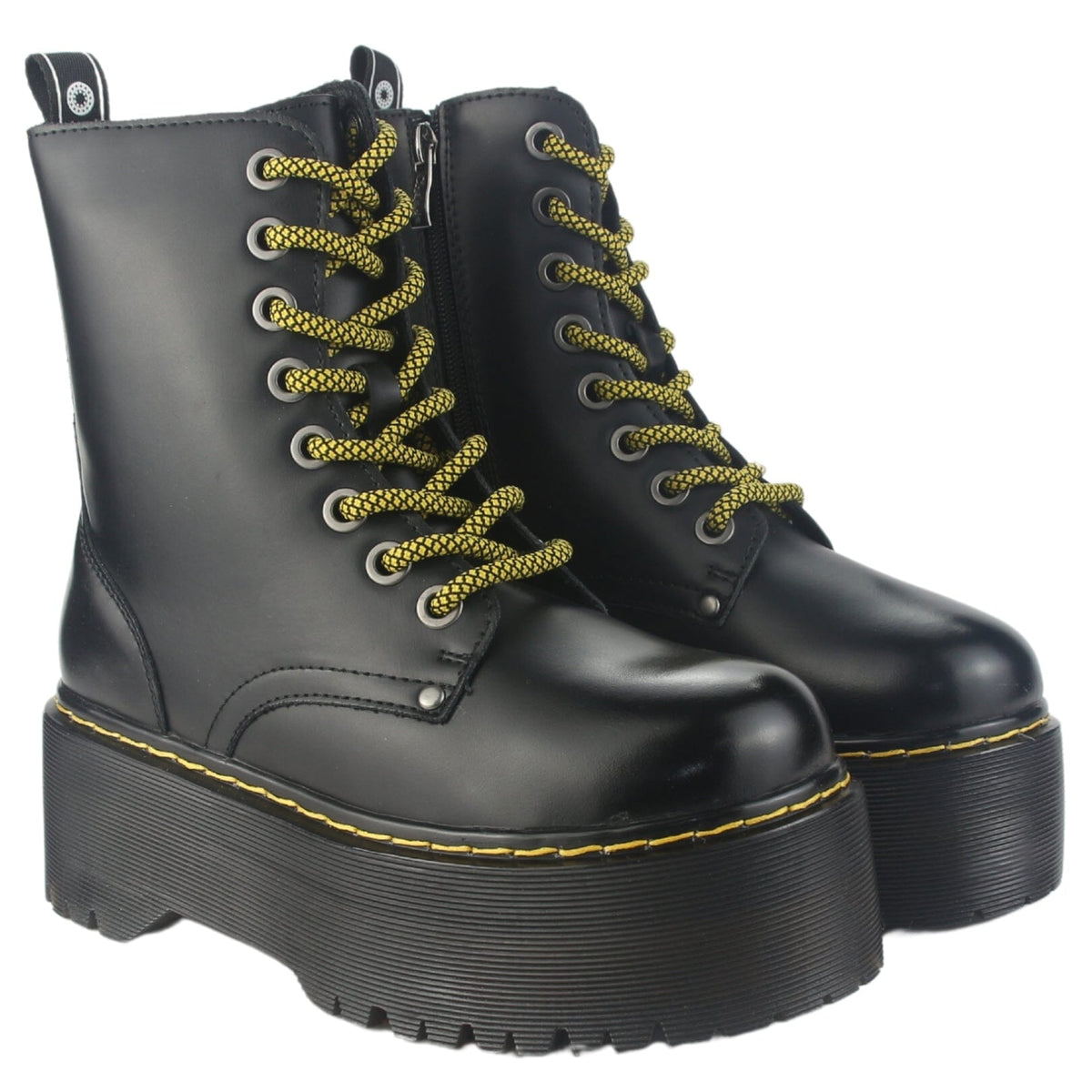 Botin Chalada Mujer Poolh-11 Negro Moda Botines Plataforma Chalada 