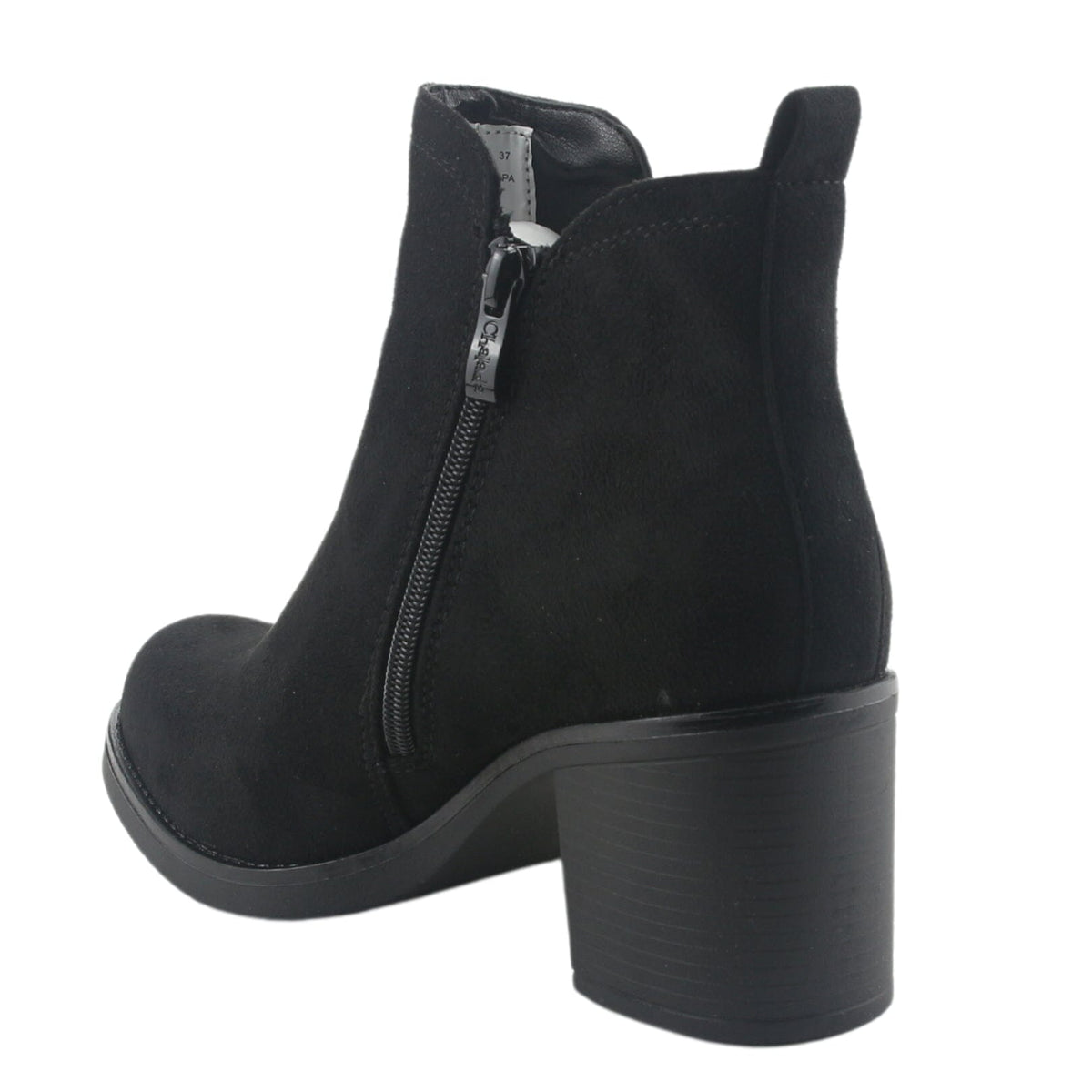 Botin Chalada Mujer Prata-1 Negro Moda Botines Chalada 