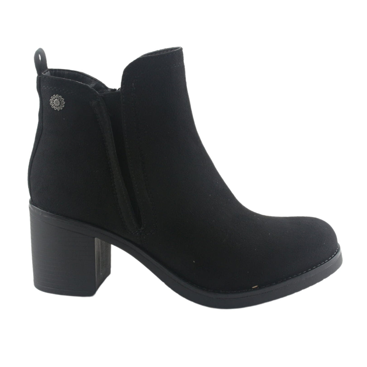Botin Chalada Mujer Prata-1 Negro Moda Botines Chalada 