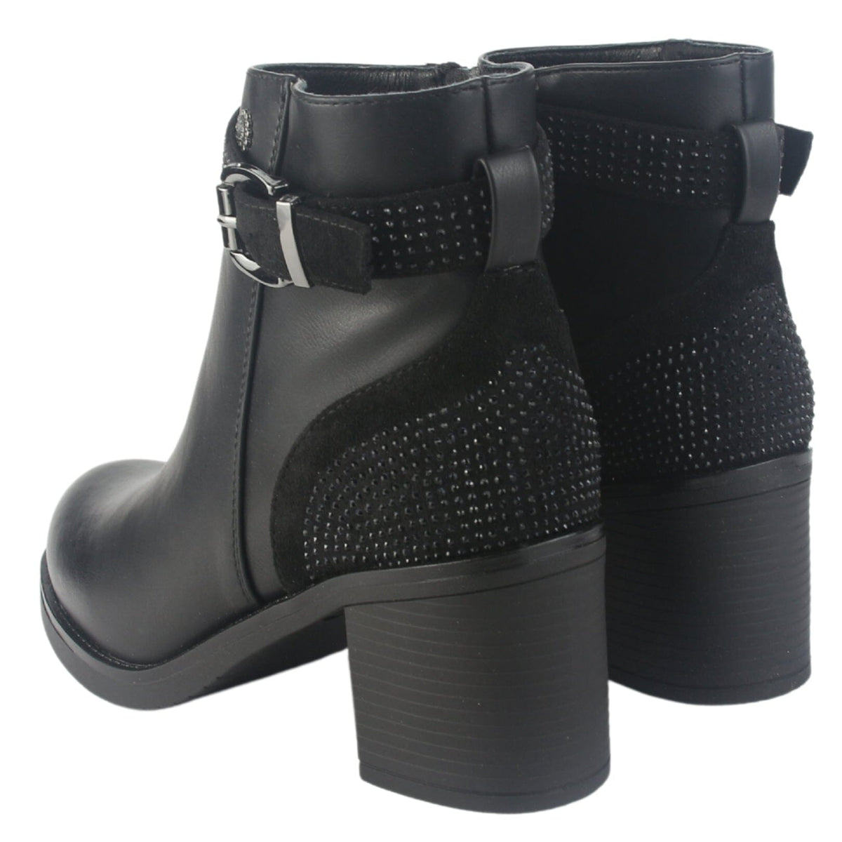 Botin Chalada Mujer Prata-2 Negro Casual Botines Chalada 