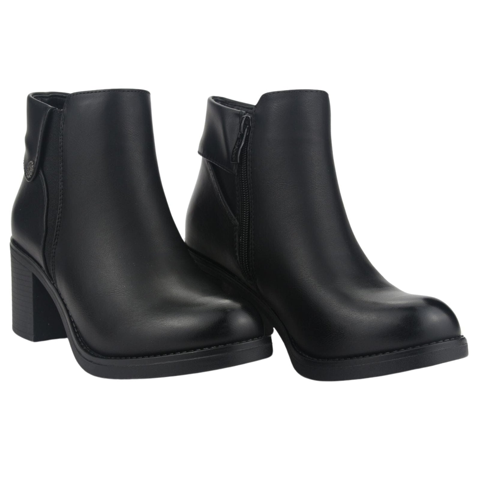 Botin Chalada Mujer Prata-3 Negro Casual Botines Chalada 