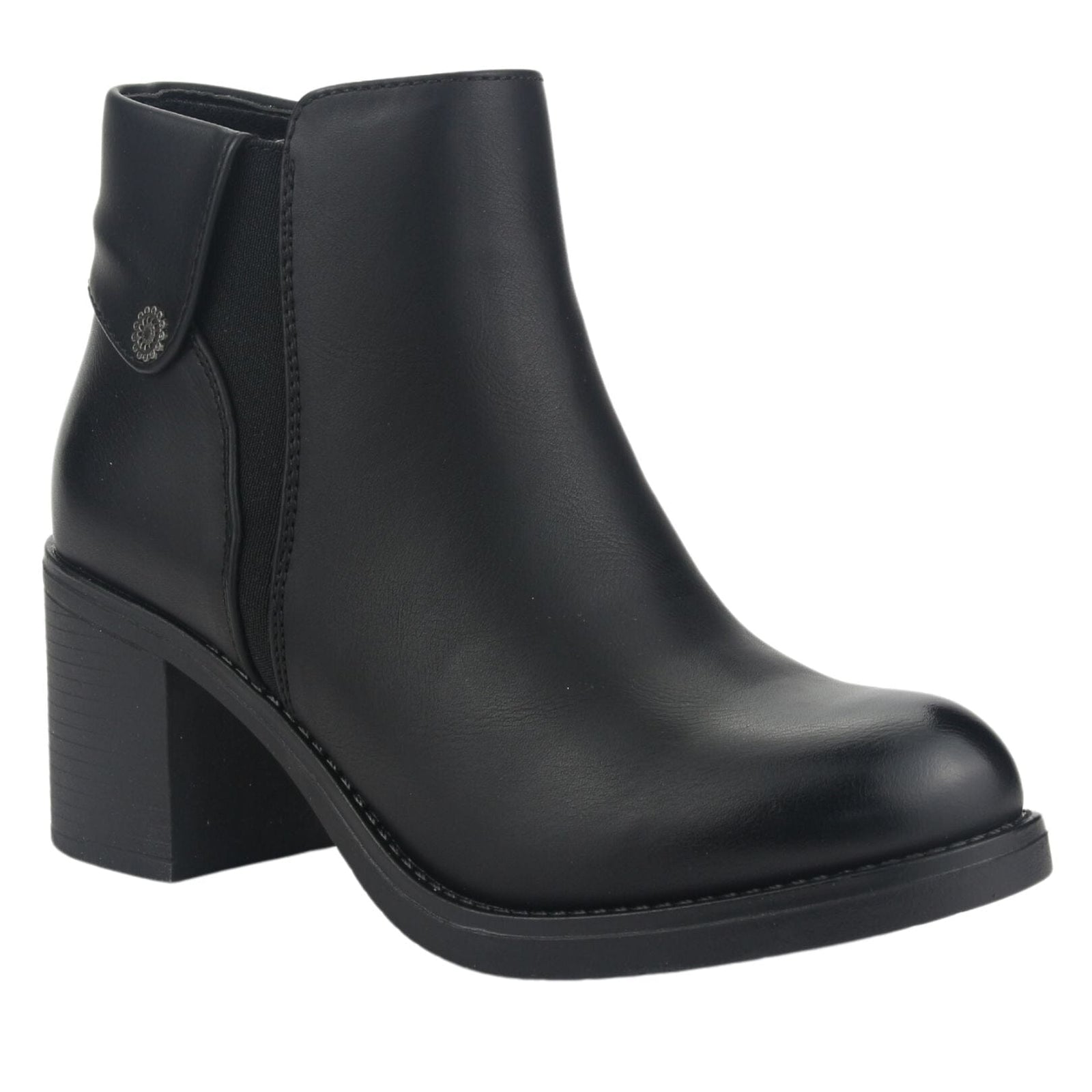 Botin Chalada Mujer Prata-3 Negro Casual Botines Chalada 