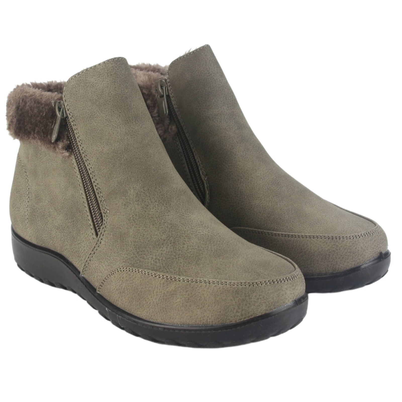 Botin Chalada Mujer Puba-1 Khaki Casual Botines Chalada 