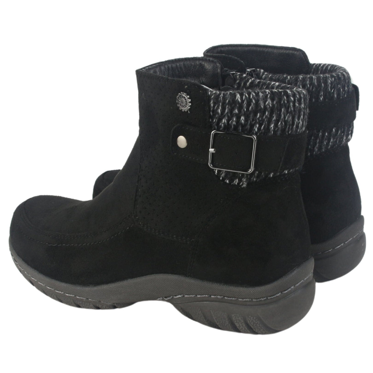 Botin Chalada Mujer Qual-5 Negro Casual Botines Taco Chalada 