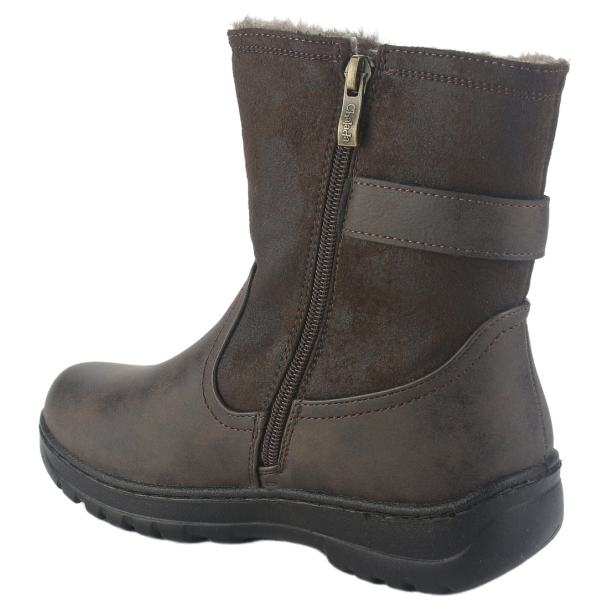 Botin Chalada Mujer Qual-7 Café Casual Botines Taco Chalada 
