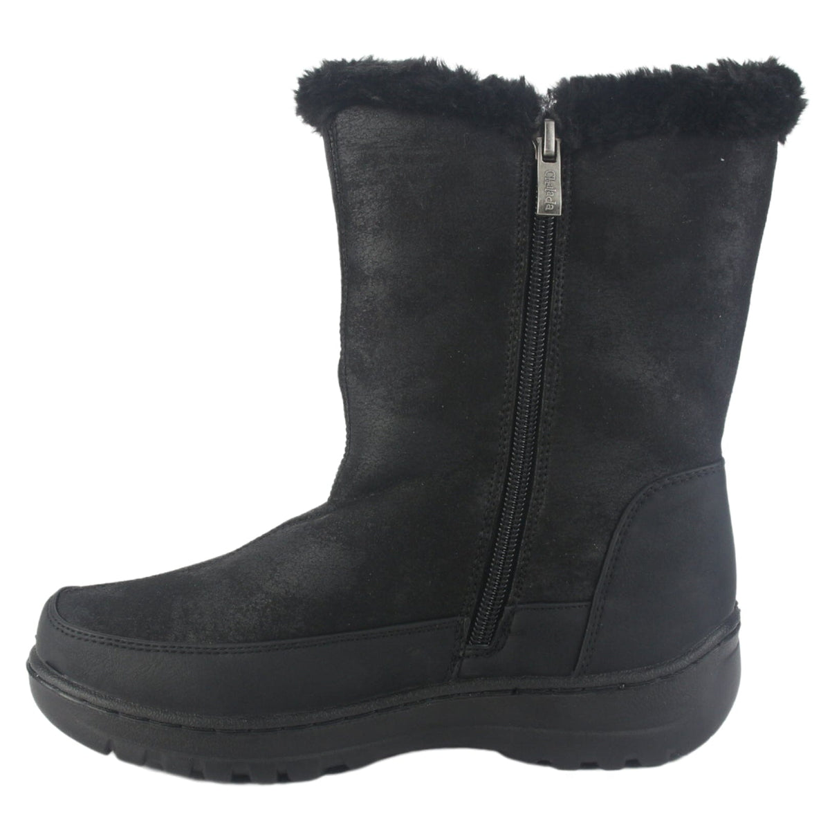 Botin Chalada Mujer Qual-8 Negro Casual Botines Taco Chalada 